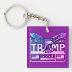 TRUMP 2024 mit einem Adler Schlüsselanhänger