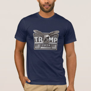TRUMP 2024 mit einem Adler T-Shirt