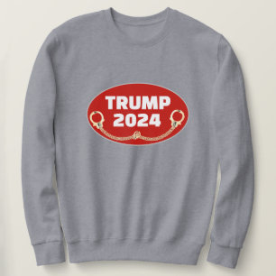 Trump 2024 mit Handschellen Sweatshirt