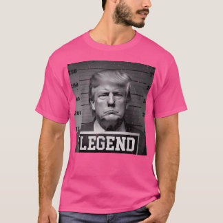 Trump 2024 Mugshot Präsident Legend T-Shirt
