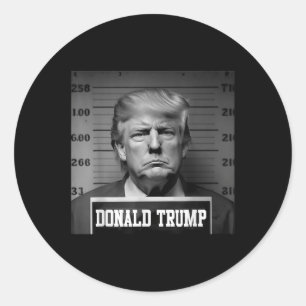 Trump 2024 Mugshot Trump Tasse Shot Präsident Runder Aufkleber