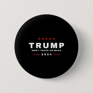 Trump 2024 nicht auf Maga-Schlange-Schlange stehen Button