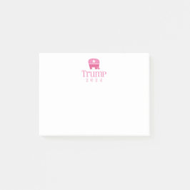 Trump 2024 Niedlicher rosa Elefant Post-it Klebezettel