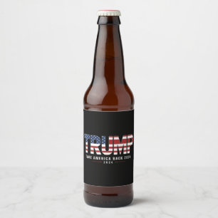 Trump 2024 nimmt Amerika 2024 zurück Bierflaschenetikett