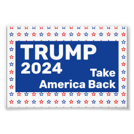 Trump 2024 nimmt Amerika zurück Fotodruck