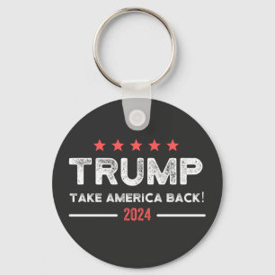 Trump 2024 nimmt Amerika zurück Schlüsselanhänger