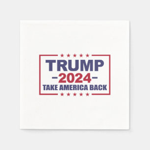 Trump 2024 nimmt Amerika zurück Serviette