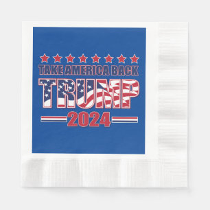 Trump 2024 nimmt Amerika zurück Serviette