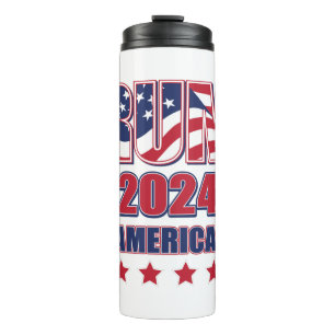 Trump 2024 nimmt Amerika zurück Thermosbecher