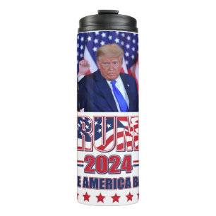 Trump 2024 nimmt Amerika zurück Thermosbecher