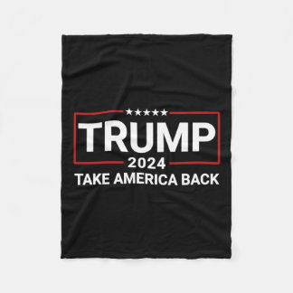 Trump 2024 nimmt die Wahlen in Amerika zurück - di Fleecedecke