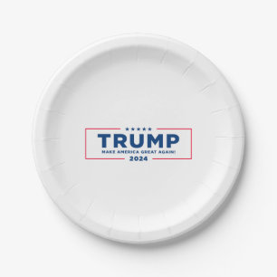 Trump 2024 pappteller