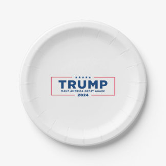 Trump 2024 pappteller