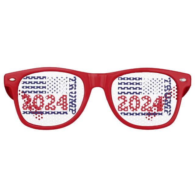 Trump 2024 partybrille (Vorderseite)