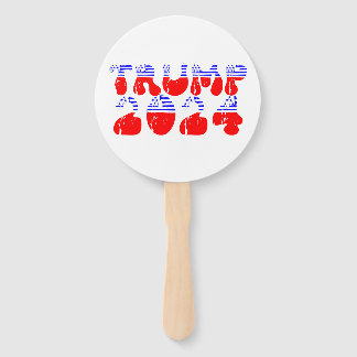 Trump 2024 Patriotic Retro Groovy-Wahl Fächer