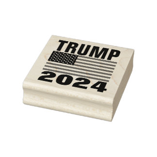 TRUMP 2024 PATRIOTISCHE RUBBER-BRIEFMARKE GUMMISTEMPEL