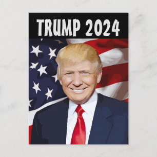 TRUMP 2024 POSTCARD-POSTCARDS POSTKARTE