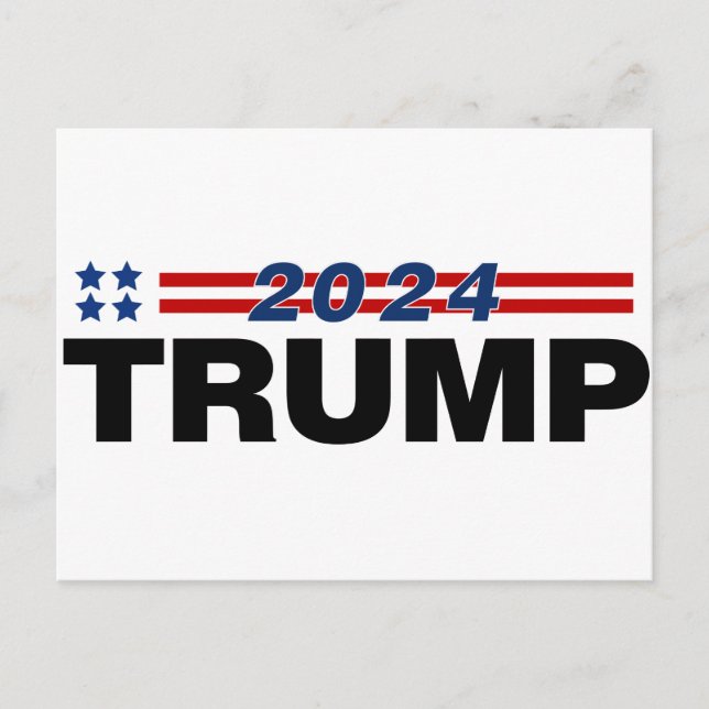 Trump 2024 postkarte (Vorderseite)