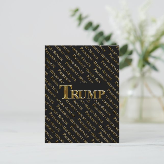 TRUMP 2024 POSTKARTE (Stehend Vorderseite)