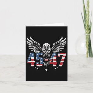 Trump 2024 Präsident 45 und 47 amerikanische Flagg Karte