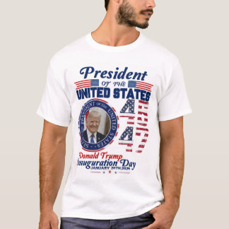 Trump 2024 Präsident 45 und 47 amerikanische Flagg T-Shirt