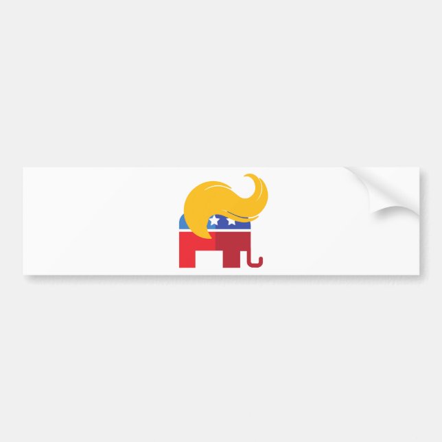 Trump 2024 Präsidentschaftswahl Autoaufkleber (Vorne)