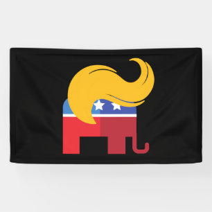 Trump 2024 Präsidentschaftswahl Banner