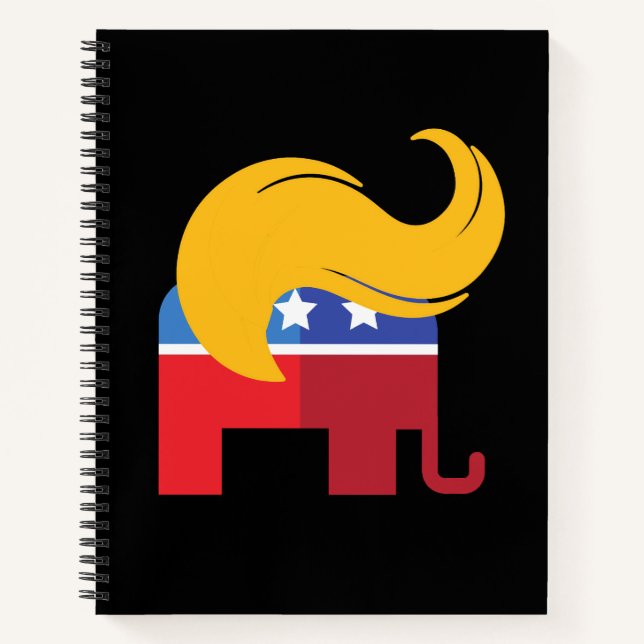 Trump 2024 Präsidentschaftswahl Notizbuch (Vorderseite)