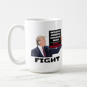 Trump 2024: Präsidentschaftswahl steht noch immer  Kaffeetasse