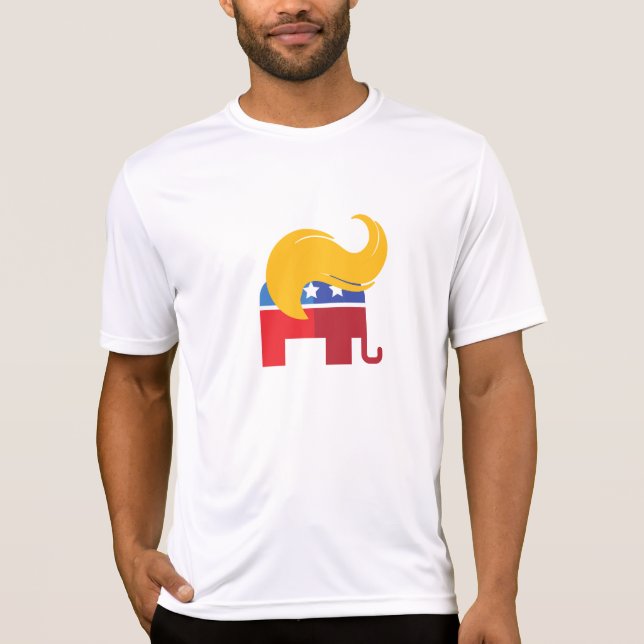Trump 2024 Präsidentschaftswahl T-Shirt (Vorderseite)