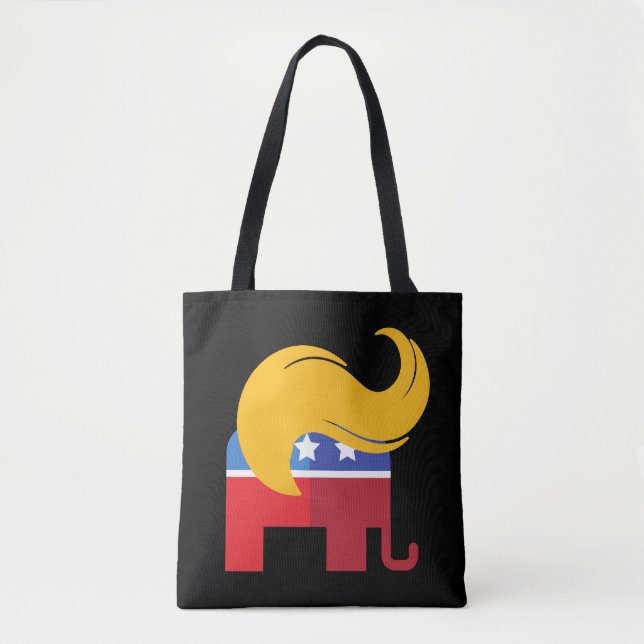 Trump 2024 Präsidentschaftswahl Tasche (Vorderseite)
