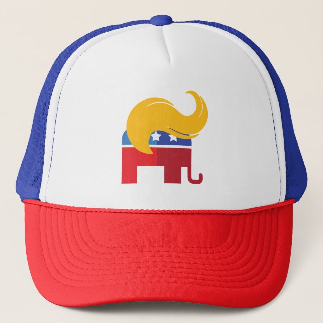 Trump 2024 Präsidentschaftswahl Truckerkappe (Vorderseite)
