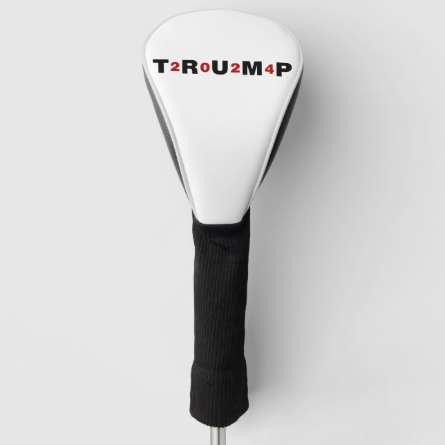 Trump 2024 Red Golf Head Cover Golf Headcover (Vorderseite)