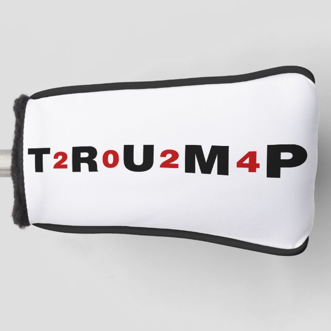 Trump 2024 Red Golf Headcover (Vorderseite)