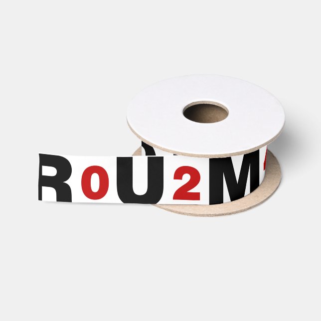 Trump 2024 Red Satinband (Spule)