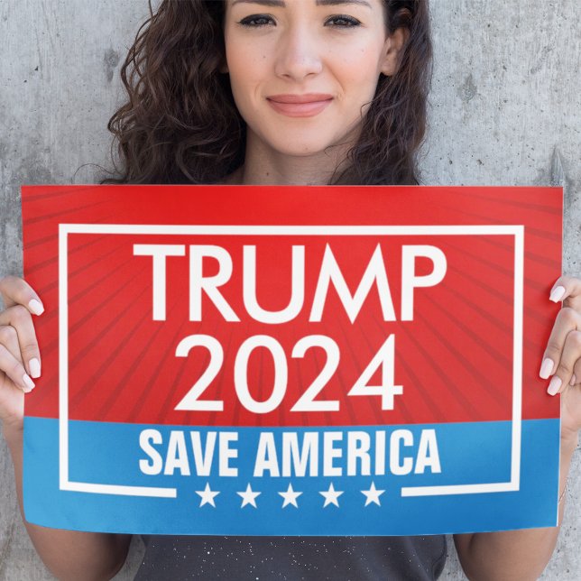 Trump 2024 Rette America Graphic Poster (trump 2024 poster)