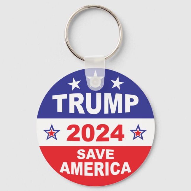 TRUMP 2024 RETTE AMERIKA SCHLÜSSELANHÄNGER (Vorderseite)