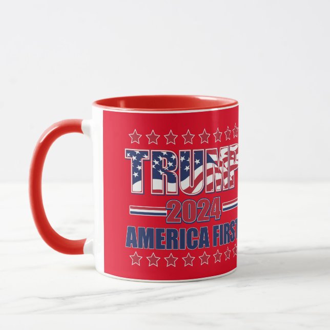 Trump 2024 Rette Amerika Tasse (Links)