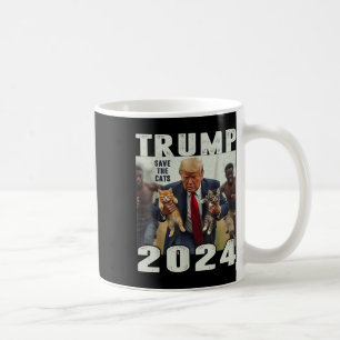 Trump 2024 Rettete die Debatte im Cats-Sprichwort Kaffeetasse