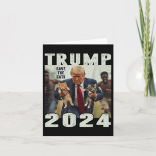 Trump 2024 Rettete die Debatte im Cats-Sprichwort Karte