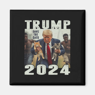 Trump 2024 Rettete die Debatte im Cats-Sprichwort Magnet