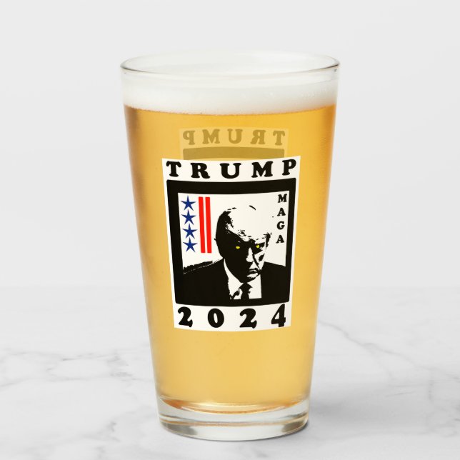 TRUMP 2024 RWB GLAS (Vorne (Gefüllt))