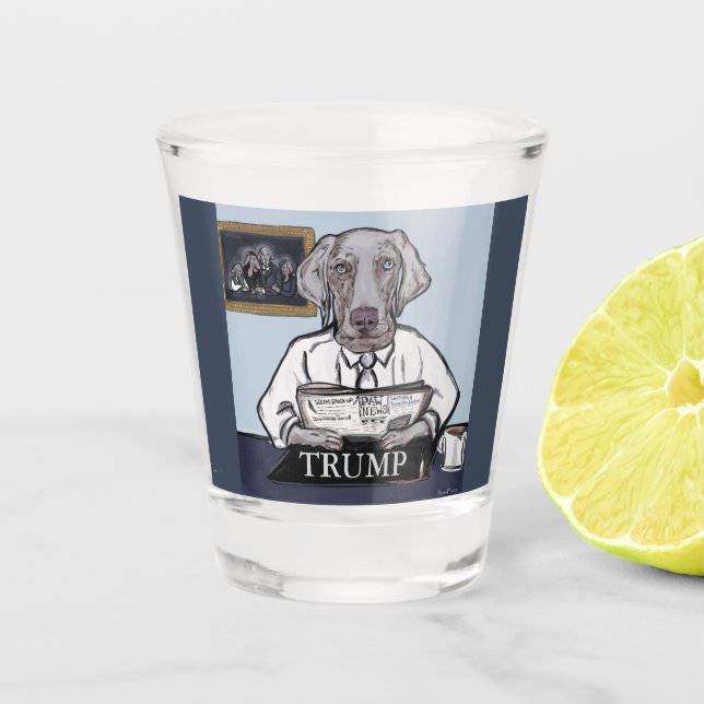 TRUMP 2024 SCHNAPSGLAS (Vorderseite)
