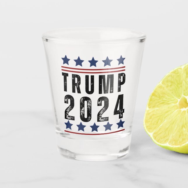 Trump 2024 schnapsglas (Vorderseite)