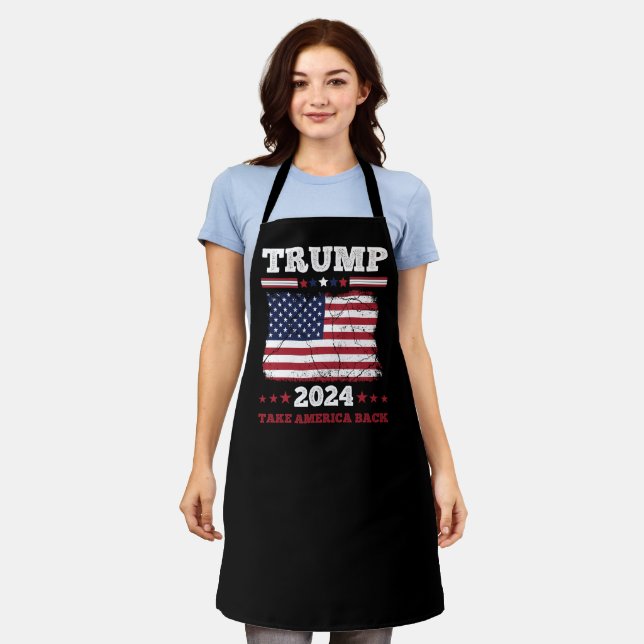 Trump 2024 schürze (Getragen)