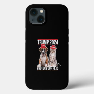Trump 2024 Schützt unsere Haustiere Katzen Hunde M iPhone Hülle