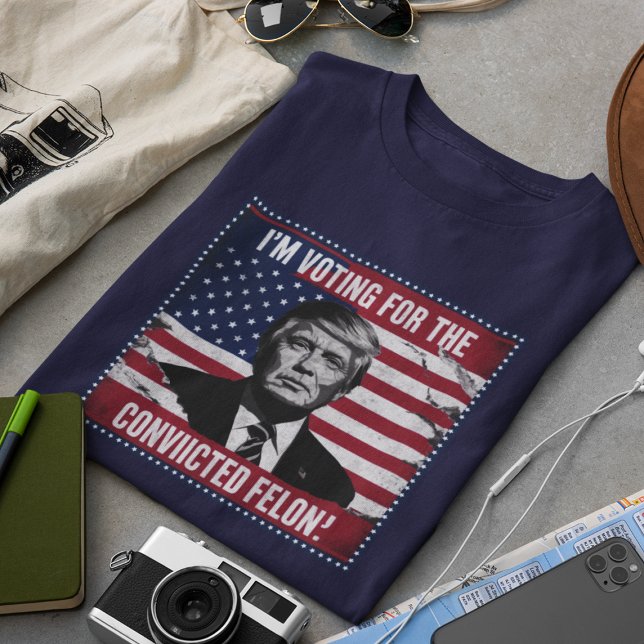 Trump 2024 Shirt verurteilt Felon (Von Creator hochgeladen)
