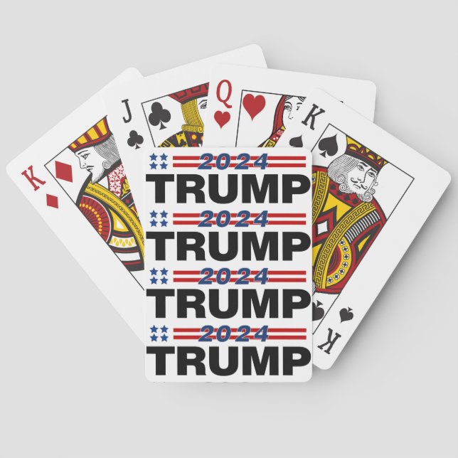 Trump 2024 spielkarten (Rückseite)