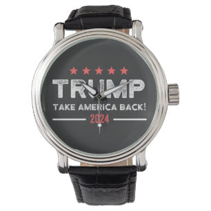 Trump 2024 Take America Back Armbanduhr