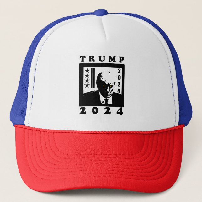 TRUMP 2024 TRUCKERKAPPE (Vorderseite)